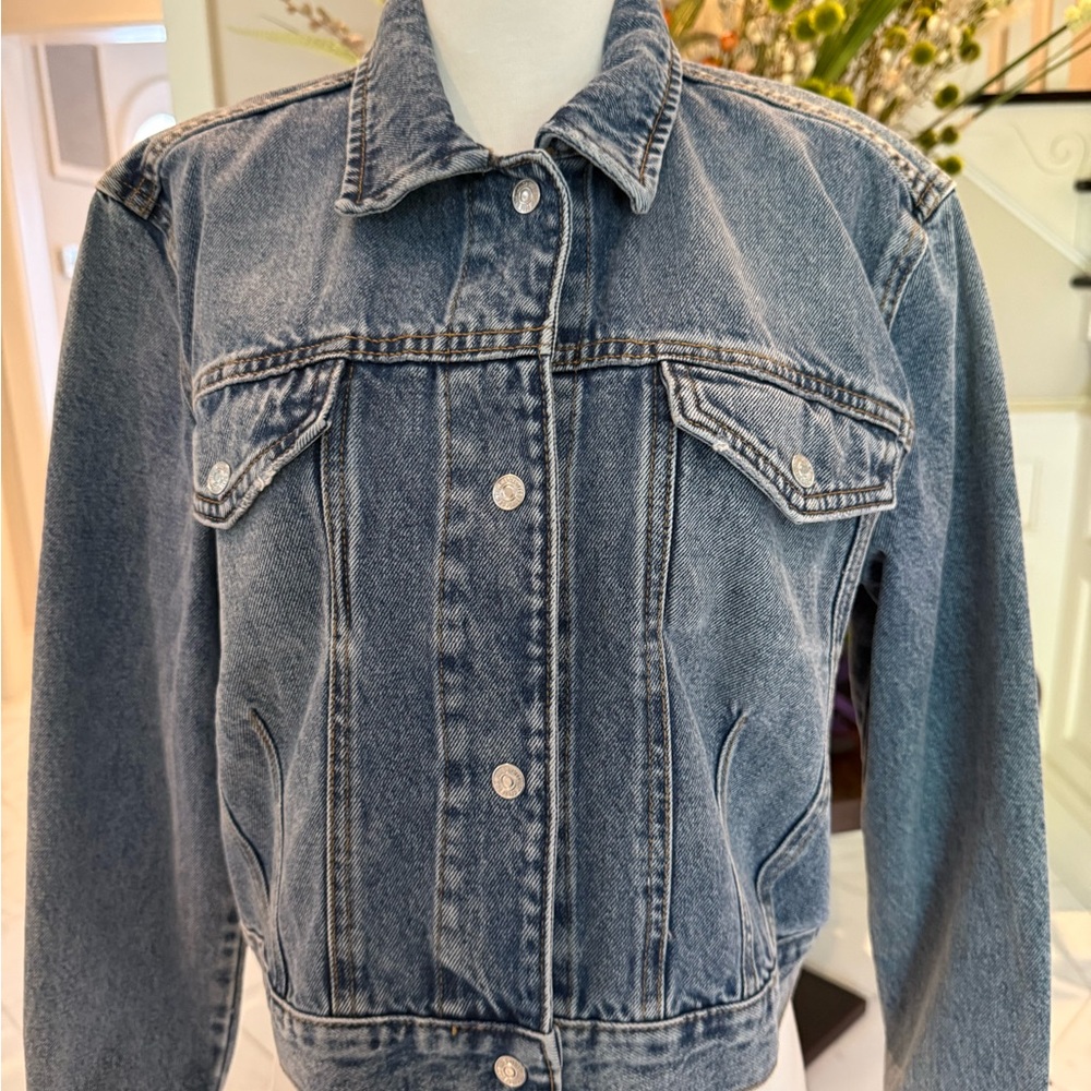 Mango Blue Jean Jacket
